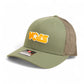 Tennessee Volunteers Retro VOLS Star Orange 3D Snapback Trucker Hat- Loden