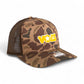 Tennessee Volunteers Retro VOLS Star Orange 3D Snapback Trucker Hat- Bark Duck Camo/ Brown