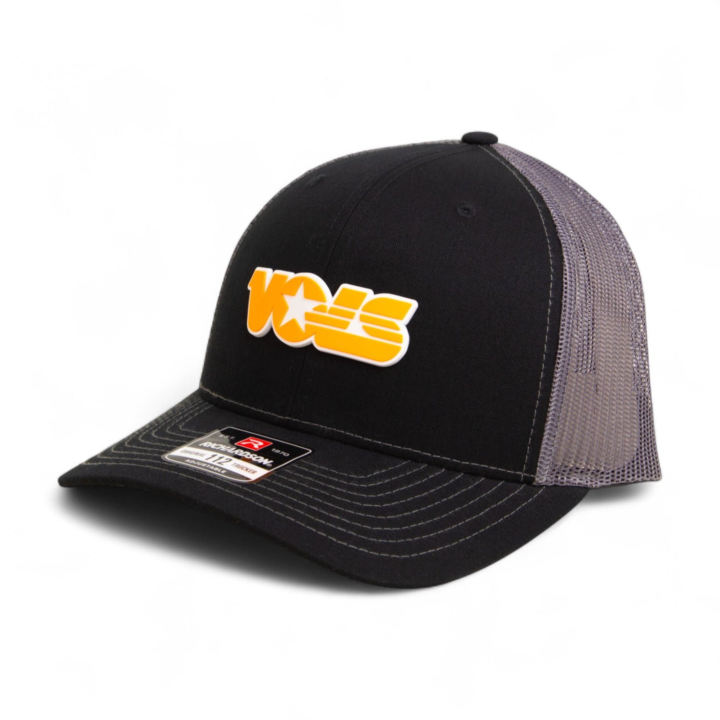 Tennessee Volunteers Retro VOLS Star Orange 3D Snapback Trucker Hat- Black/ Charcoal