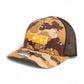Tennessee Volunteers Retro VOLS Star Orange 3D Snapback Trucker Hat- Desert Camo/ Brown