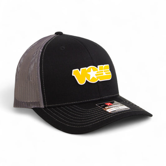 Tennessee Volunteers Retro VOLS Star Orange 3D Snapback Trucker Hat- Black/ Charcoal
