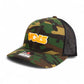 Tennessee Volunteers Retro VOLS Star Orange 3D Snapback Trucker Hat- Army Camo/ Black