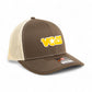 Tennessee Volunteers Retro VOLS Star Orange 3D Snapback Trucker Hat- Chocolate Chip/ Birch