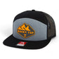 Tennessee Volunteers Rocky Top 3D Snapback Seven-Panel Flat Bill Trucker Hat- Heather Grey/ Black