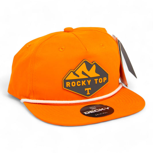 Tennessee Volunteers Rocky Top 3D Classic Rope Hat- Orange/ White