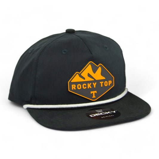 Tennessee Volunteers Rocky Top 3D Classic Rope Hat- Charcoal/ White