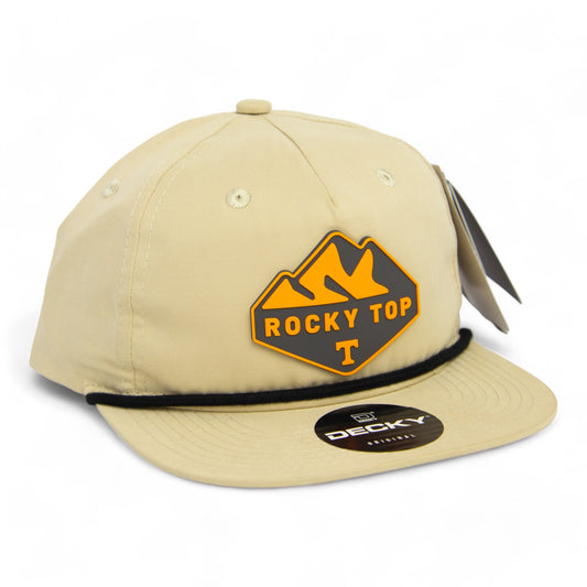 Tennessee Volunteers Rocky Top 3D Classic Rope Hat- Birch/ Black