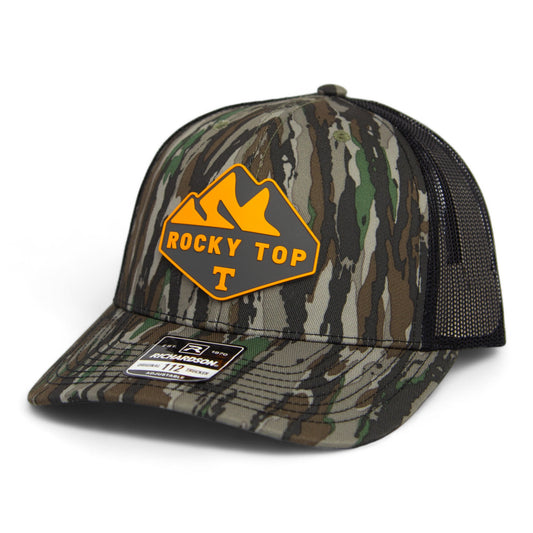 Tennessee Volunteers Rocky Top 3D Snapback Trucker Hat- Realtree Original/ Black