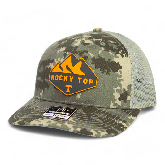 Tennessee Volunteers Rocky Top 3D Snapback Trucker Hat- Military Digital Camo