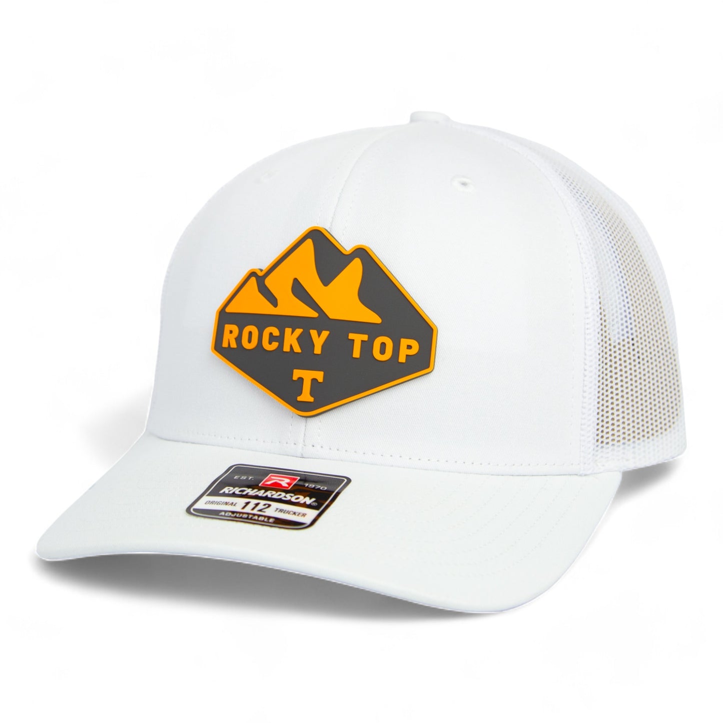 Tennessee Volunteers Rocky Top 3D Snapback Trucker Hat- White