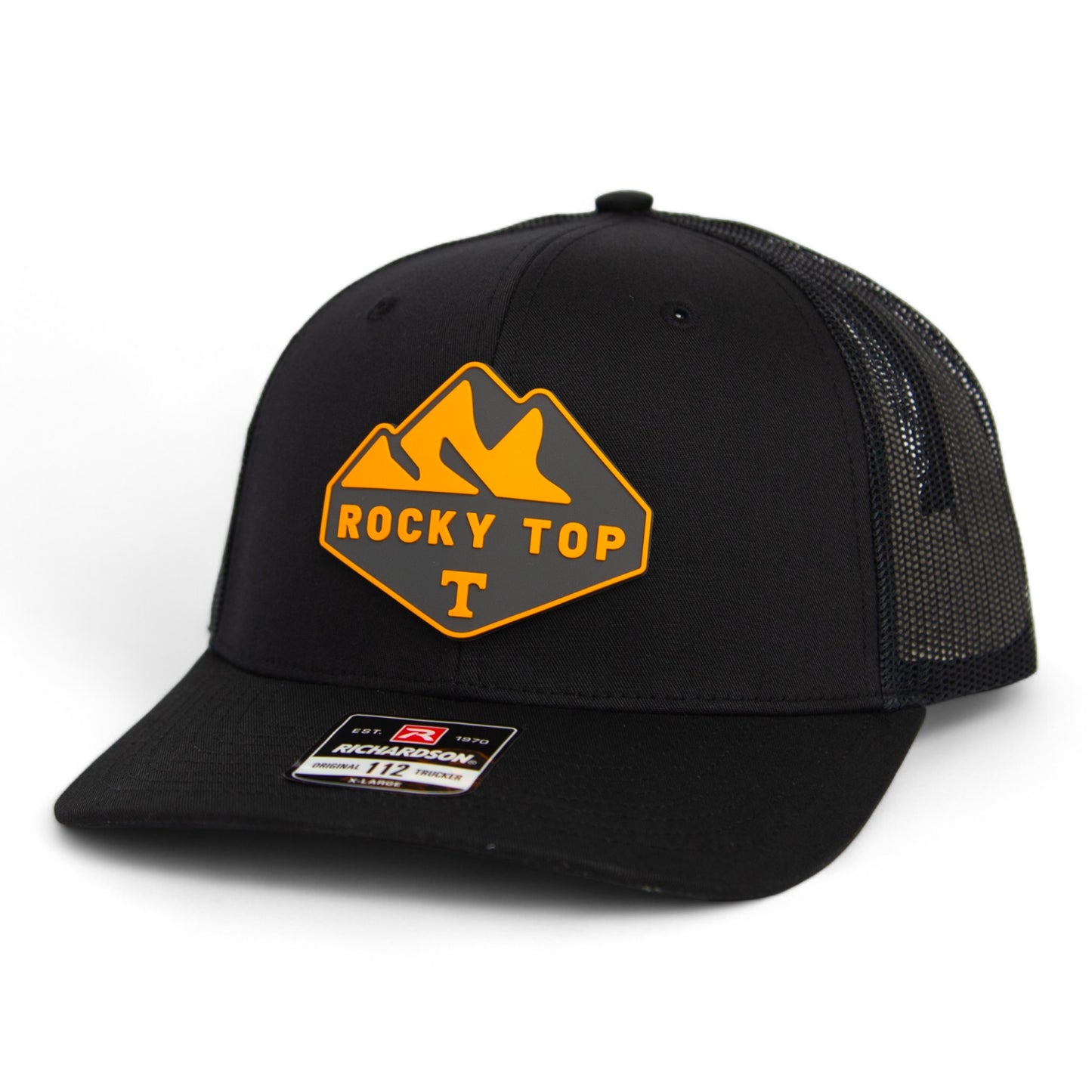 Tennessee Volunteers Rocky Top 3D Snapback Trucker Hat- Black