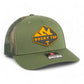 Tennessee Volunteers Rocky Top 3D Snapback Trucker Hat- Loden/ Green Camo