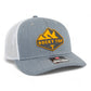 Tennessee Volunteers Rocky Top 3D Snapback Trucker Hat- Heather Grey/ White