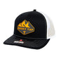 Tennessee Volunteers 2024 Men's College World Series 3D Snapback Trucker Hat- Black/ White