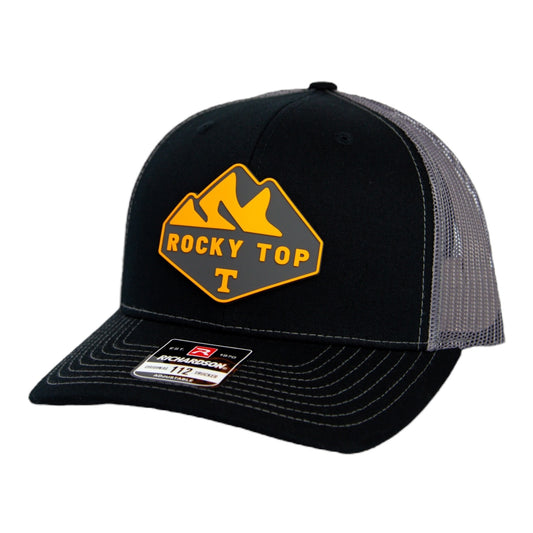 Tennessee Volunteers 2024 Men's College World Series 3D Snapback Trucker Hat- Black/ Charcoal