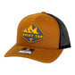Tennessee Volunteers 2024 Men's College World Series 3D Snapback Trucker Hat- Carmel/ Black