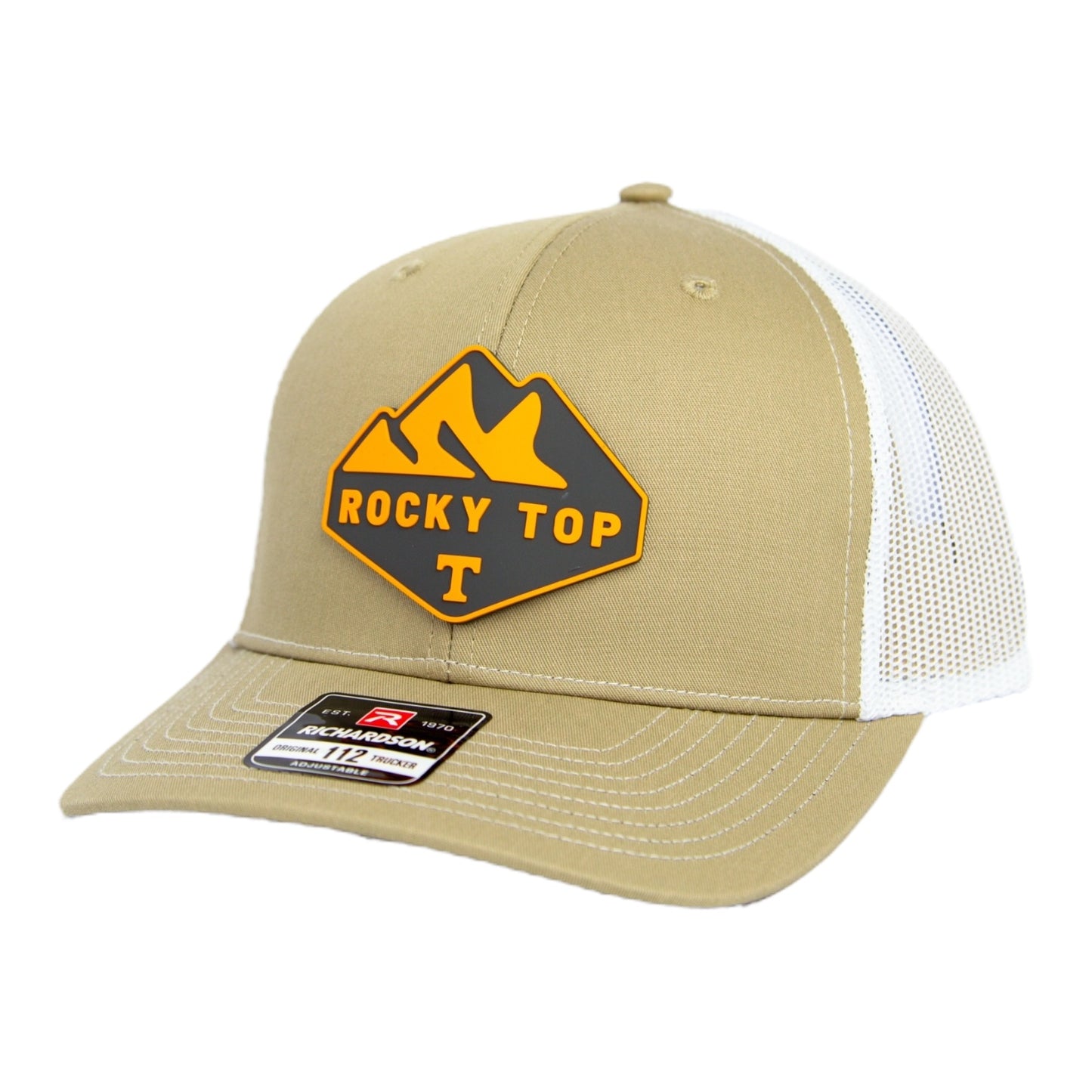 Tennessee Volunteers 2024 Men's College World Series 3D Snapback Trucker Hat- Tan/ White
