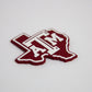 Texas A&M Aggies 3D Snapback Trucker Hat- Cardinal/ White