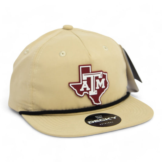 Texas A&M Aggies 3D Classic Rope Hat- Birch/ Black