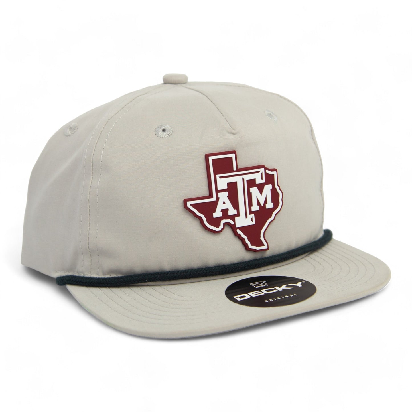 Texas A&M Aggies 3D Classic Rope Hat- Grey/ Charcoal