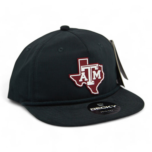 Texas A&M Aggies 3D Classic Rope Hat- Charcoal