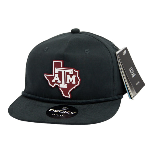 Texas A&M Aggies 2024 Men's College World Series 3D Classic Rope Hat- Charcoal