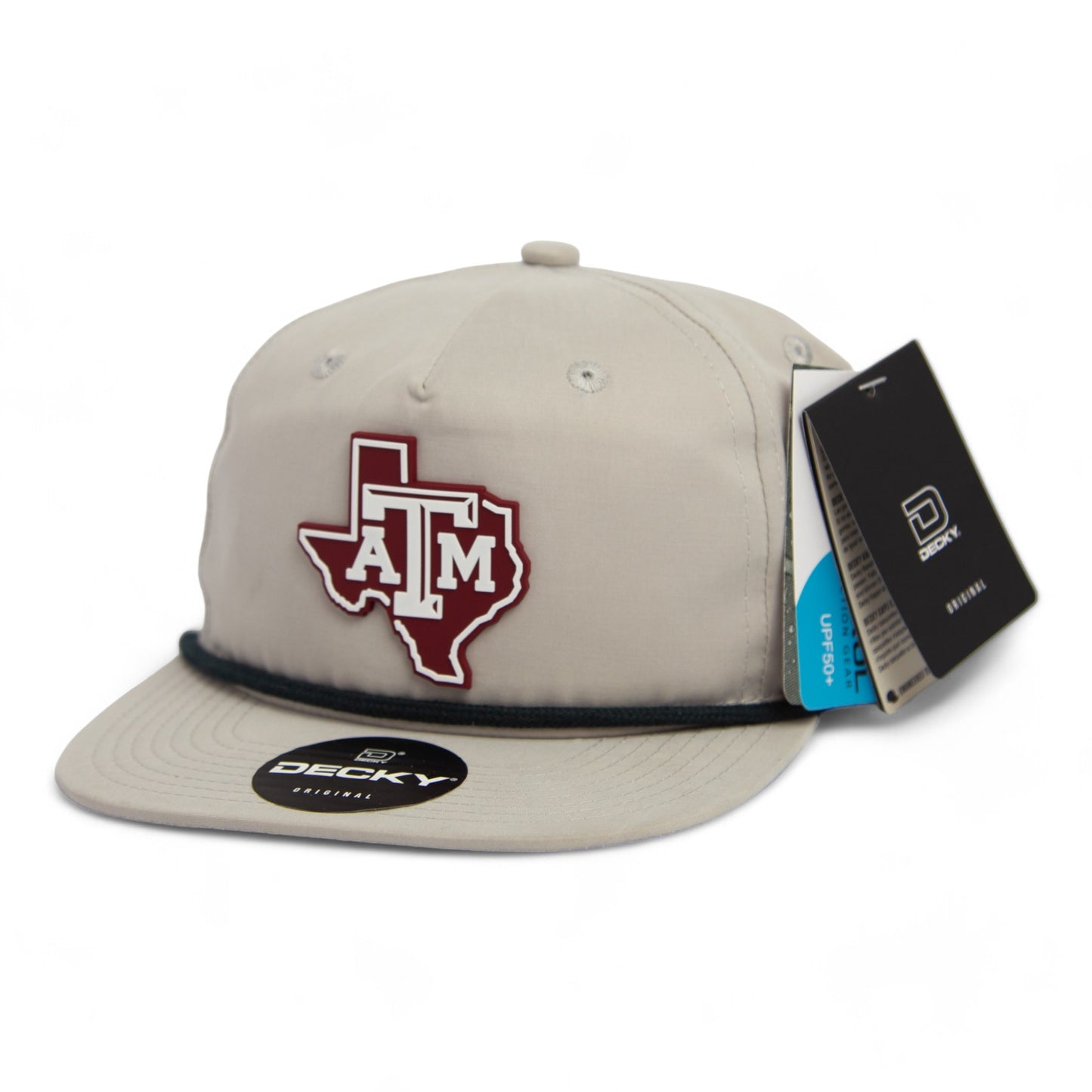 Texas A&M Aggies 3D Classic Rope Hat- Grey/ Charcoal