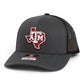 Texas A&M Aggies 3D Snapback Trucker Hat- Charcoal/ Black