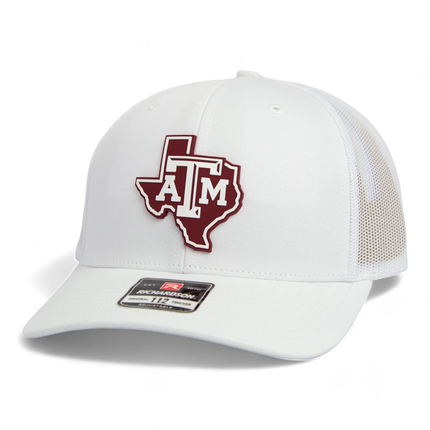 Texas A&M Aggies 3D Snapback Trucker Hat- White