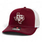 Texas A&M Aggies 3D Snapback Trucker Hat- Cardinal/ White