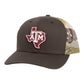 Texas A&M Aggies 2024 Men's College World Series 3D Snapback Trucker Hat- Brown/ Desert Camo
