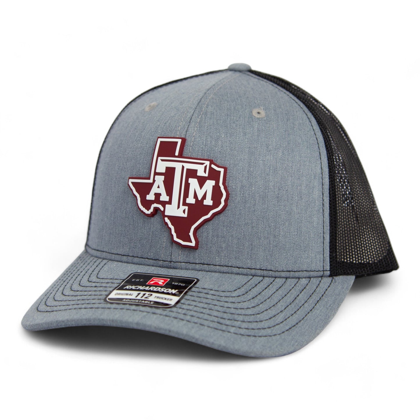 Texas A&M Aggies 3D Snapback Trucker Hat- Heather Grey/ Black