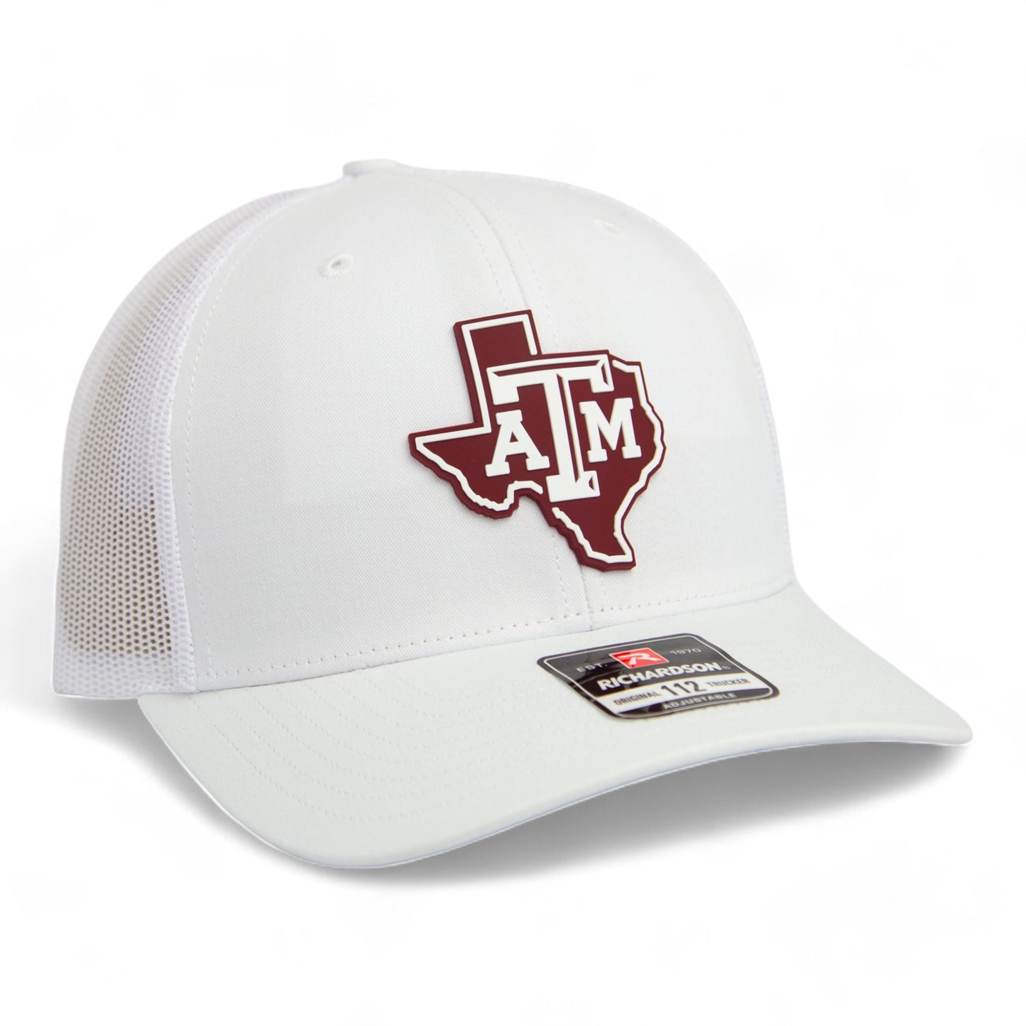 Texas A&M Aggies 3D Snapback Trucker Hat- White