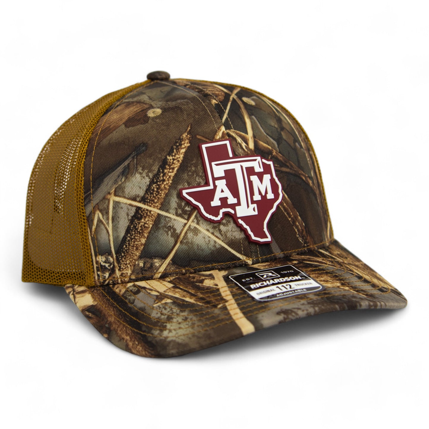 Texas A&M Aggies 3D Snapback Trucker Hat- Realtree Max 7/ Buck