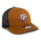 Texas A&M Aggies 3D Snapback Trucker Hat- Carmel/ Black