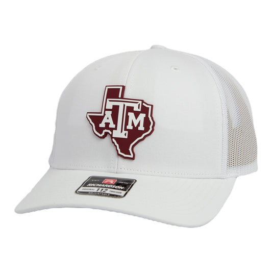 Texas A&M Aggies 2024 Men's College World Series 3D Snapback Trucker Hat- White