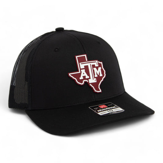 Texas A&M Aggies 3D Snapback Trucker Hat- Black