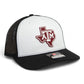 Texas A&M Aggies 3D Snapback Trucker Hat- White/ Black