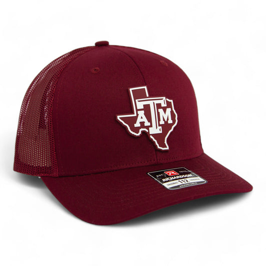 Texas A&M Aggies 3D Snapback Trucker Hat- Cardinal