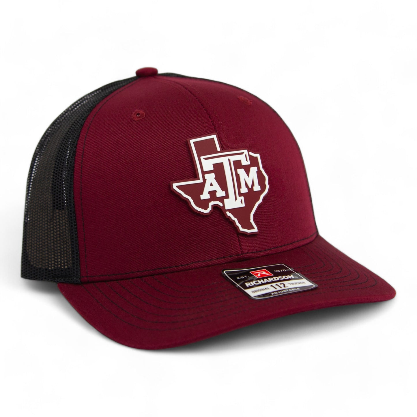 Texas A&M Aggies 3D Snapback Trucker Hat- Cardinal/ Black