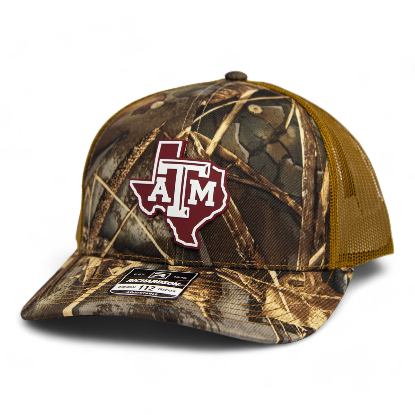 Texas A&M Aggies 3D Snapback Trucker Hat- Realtree Max 7/ Buck