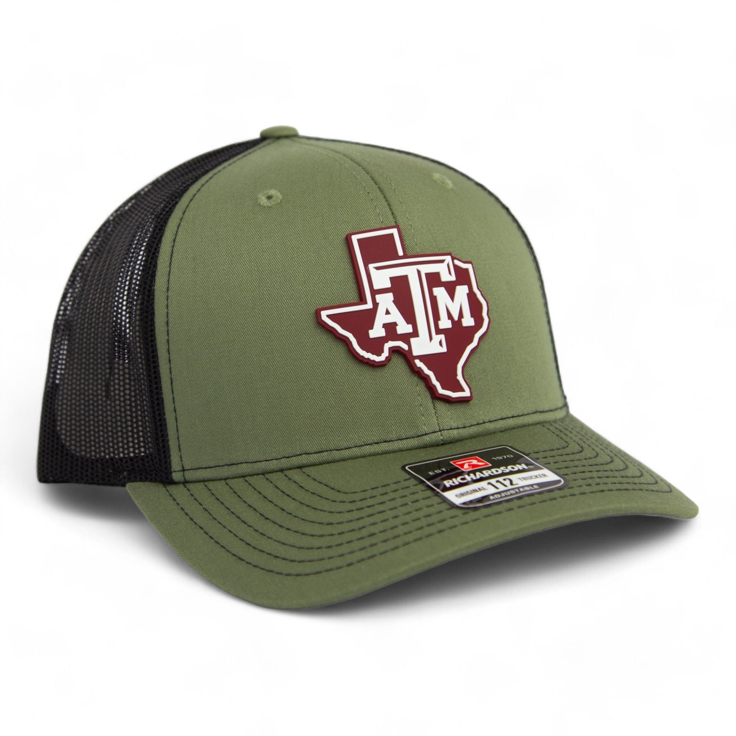 Texas A&M Aggies 3D Snapback Trucker Hat- Loden/ Black