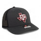 Texas A&M Aggies 3D Snapback Trucker Hat- Charcoal/ Black