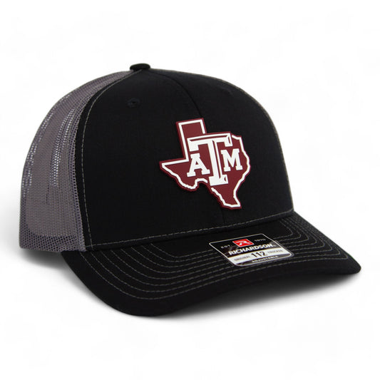 Texas A&M Aggies 3D Snapback Trucker Hat- Black/ Charcoal