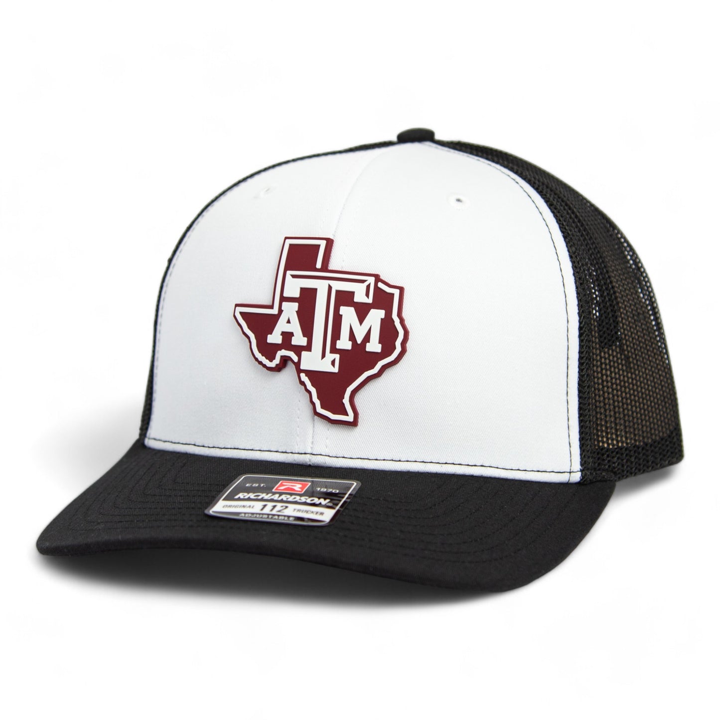 Texas A&M Aggies 3D Snapback Trucker Hat- White/ Black