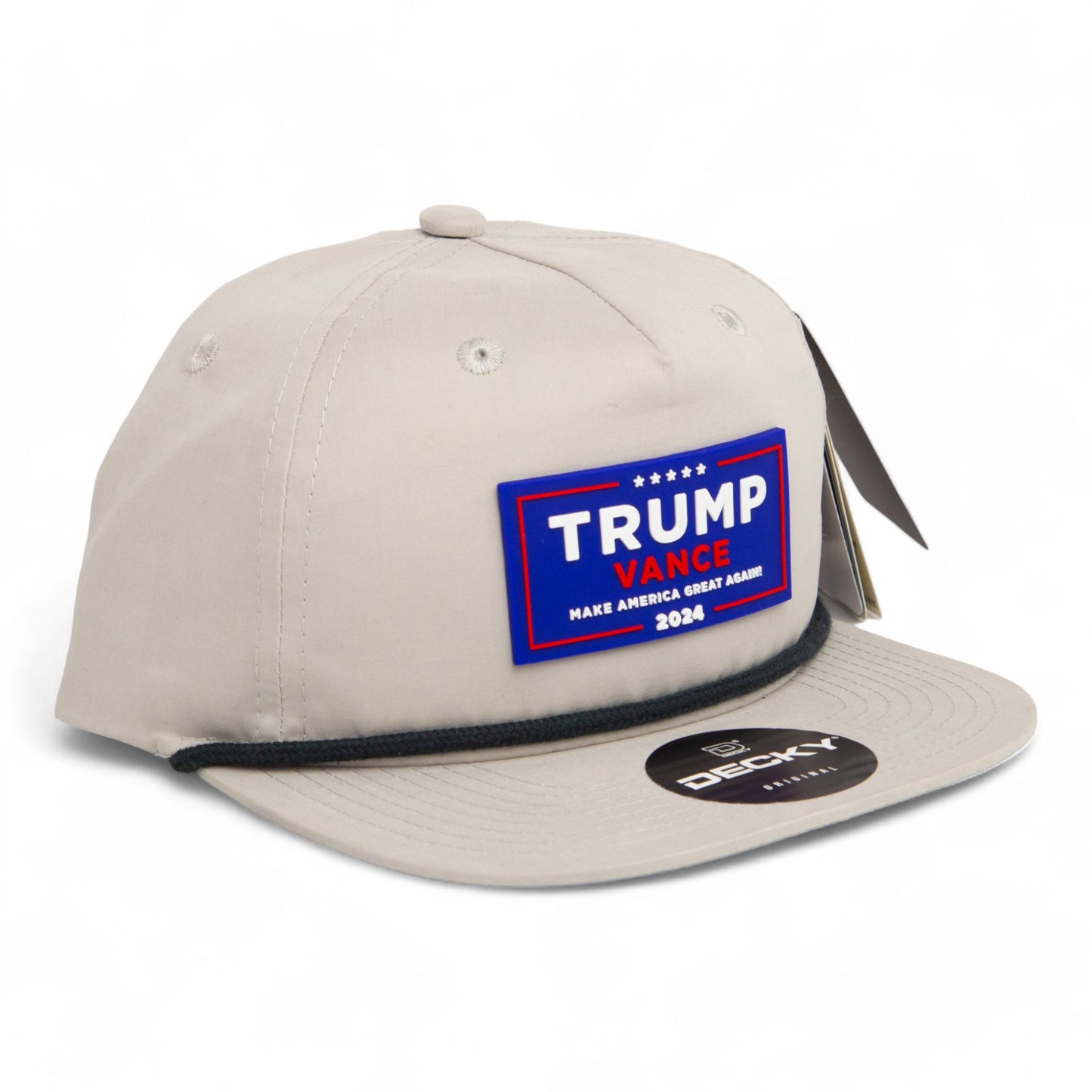 Trump Vance 2024 MAGA 3D Classic Rope Hat- Grey/ Charcoal