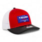 Trump Vance 2024 MAGA 3D Snapback Trucker Hat- Red/ White/ Black