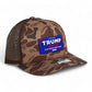 Trump Vance 2024 MAGA 3D Snapback Trucker Hat- Bark Duck Camo/ Brown