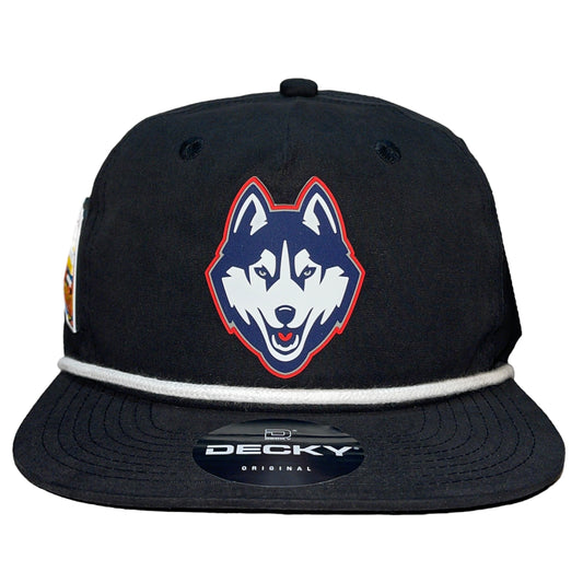 UConn Huskies 2024 Final Four 3D Classic Rope Hat- Black/ White