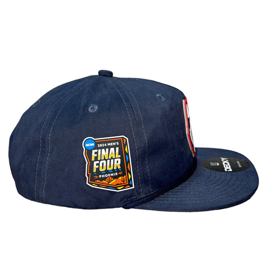 UConn Huskies 2024 Final Four 3D Classic Rope Hat- Navy